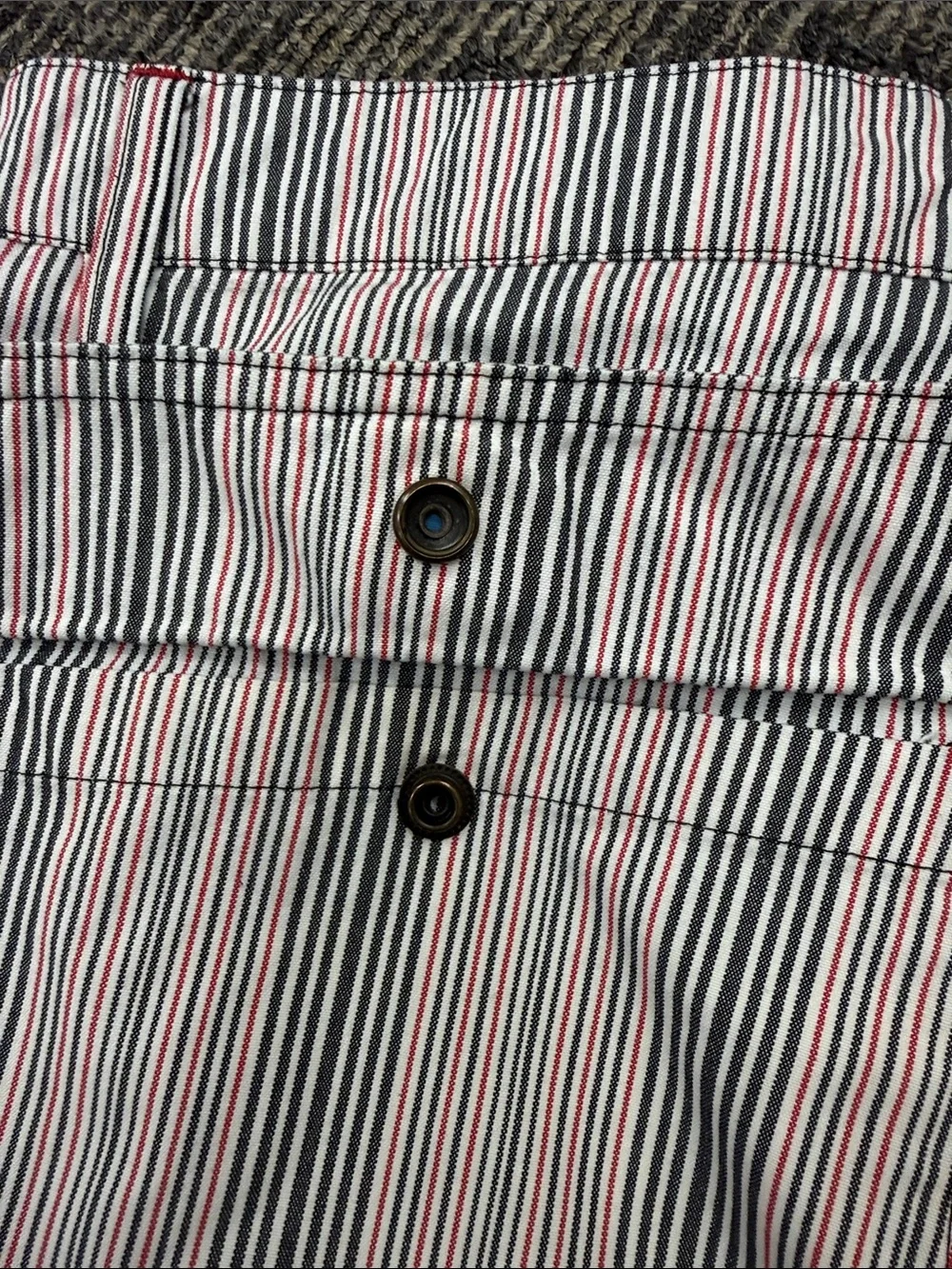 Vintage 2000s Phat Farm Cargo Shorts 34 Y2K Hip Hop Baggy Striped